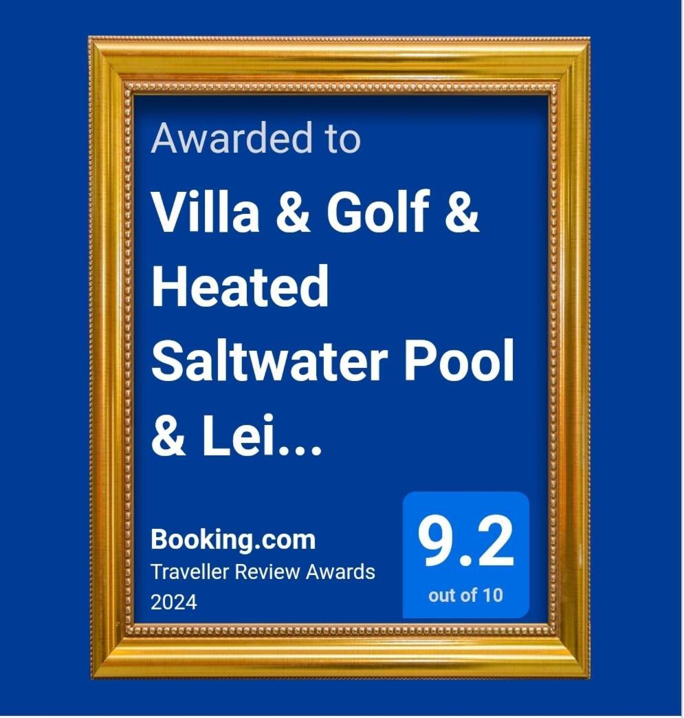 Villa & Golf & Heated Saltwater Pool & Leisure & Wifi Caleta De Fuste Exterior photo